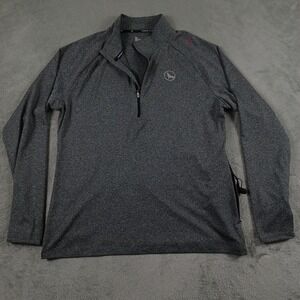Polar Seal Sweater Womens XL Gray Heated USB Adventure Comfort 1/2 Zip‎